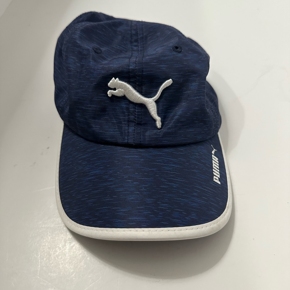 Puma Navy Blue and White Performance Baseball Cap